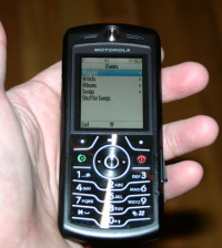 Black Motorola SLVR-L7