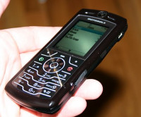 Black Motorola SLVR-L7