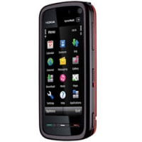 Black-red Nokia XpressMusic 5800