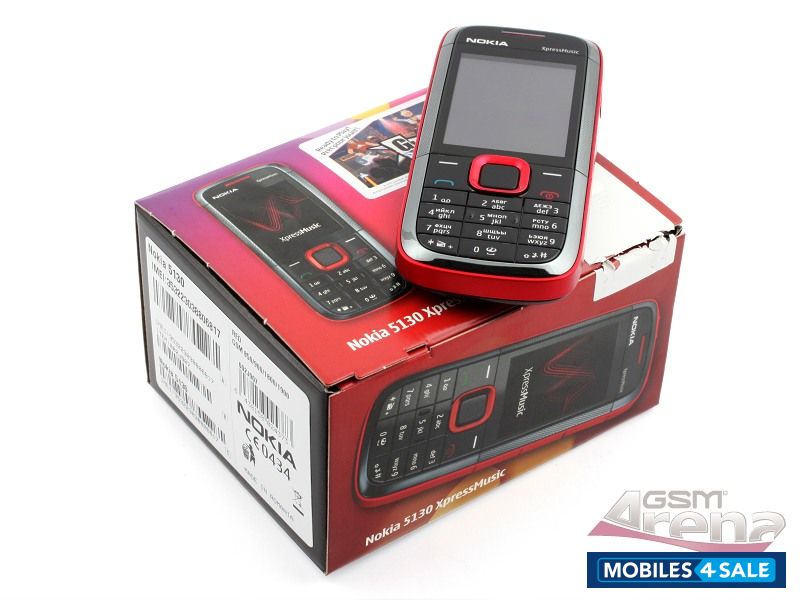 Red & Black Nokia XpressMusic 5130