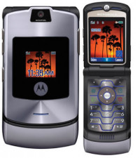 Silver Motorola V-series