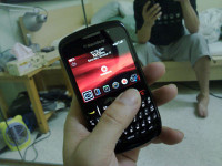 Black BlackBerry Curve