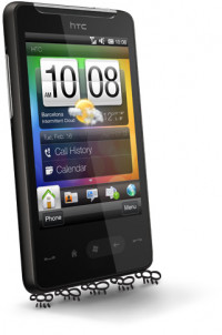 Black HTC HD Mini