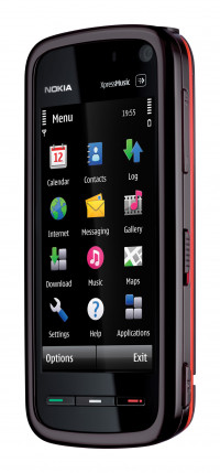 Red Nokia XpressMusic 5800