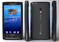 Black Sony Ericsson Xperia X10