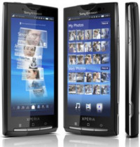 Black Sony Ericsson Xperia X10