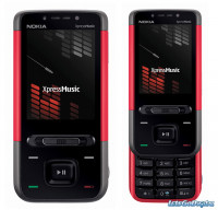 Red Black Nokia XpressMusic 5610