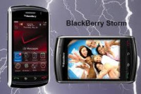 Black BlackBerry Storm