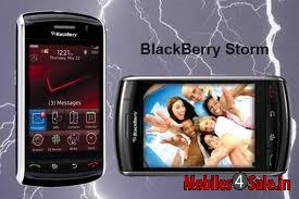 Black BlackBerry Storm