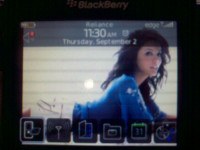 Black BlackBerry Curve 8310