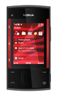 Red And Black Nokia X3