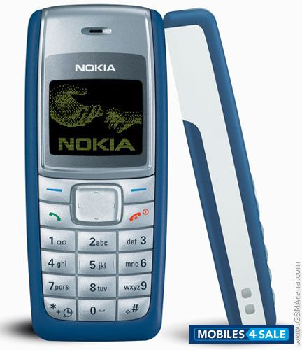 White With Blue Nokia 1110