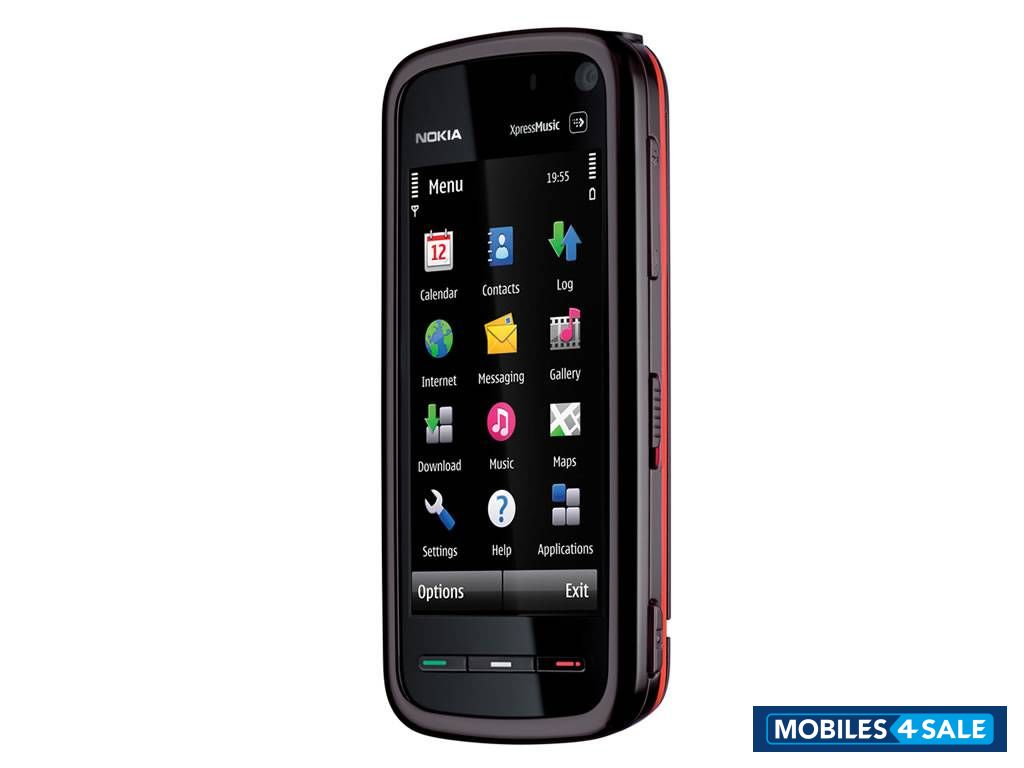 Dark Tan Red Strip Nokia XpressMusic 5800