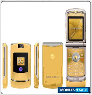 Golden Motorola MOTORAZR V3i DG