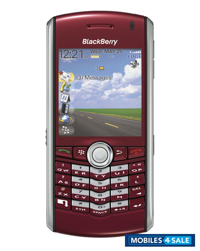 Red BlackBerry Pearl 8100