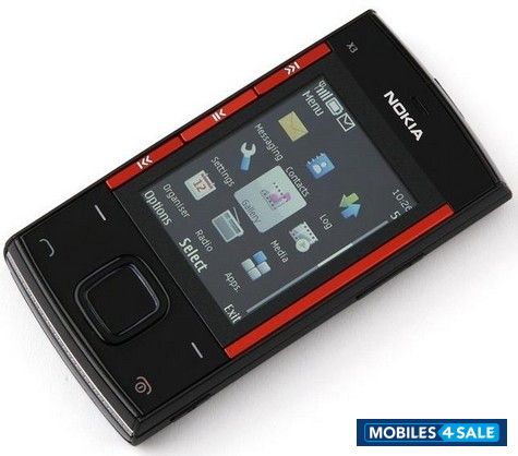 Red & Black Nokia X3