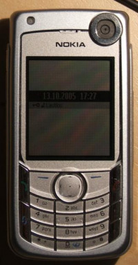 Black And Silver Nokia 6680