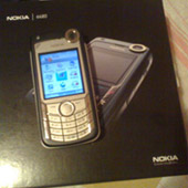 Black And Silver Nokia 6680