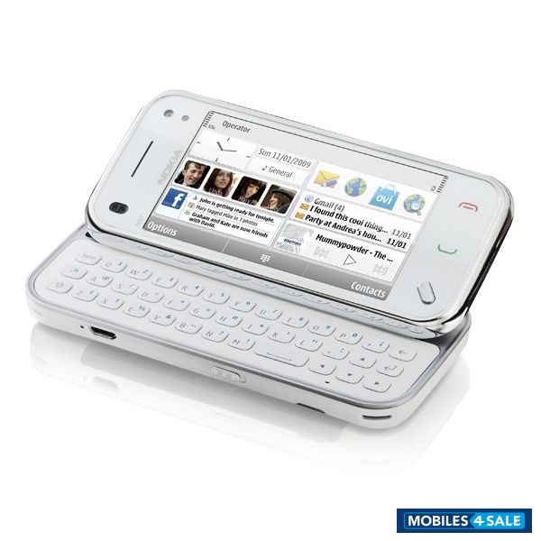 White Nokia N97 Mini