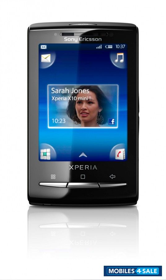 Black/silver Sony Ericsson Xperia X10