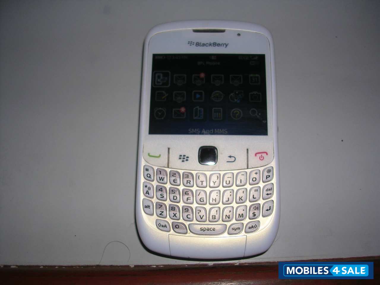 White BlackBerry Curve