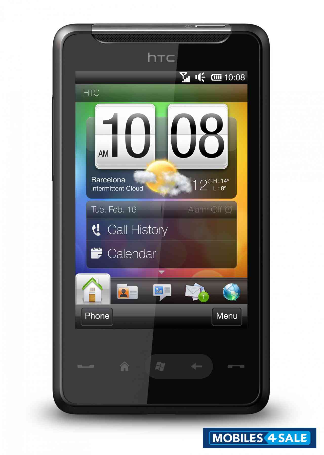 Black HTC HD Mini