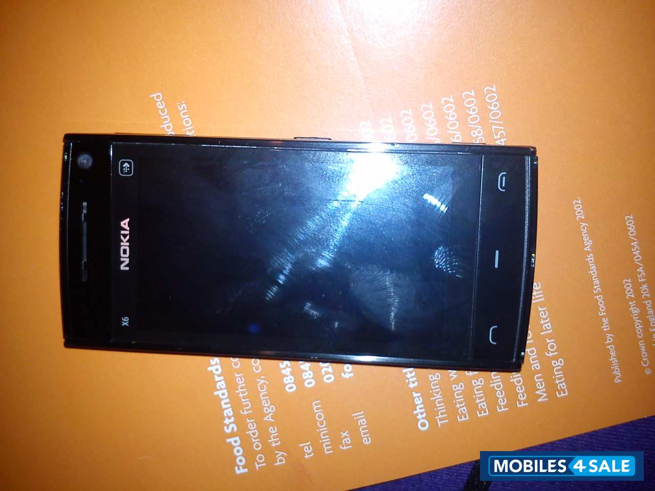 Black Nokia X6