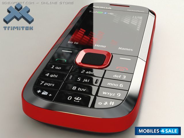 Red Nokia XpressMusic 5130