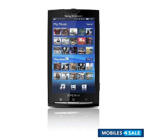 Black Sony Ericsson Xperia X10