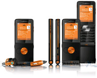 Black Orange Sony Ericsson W350i
