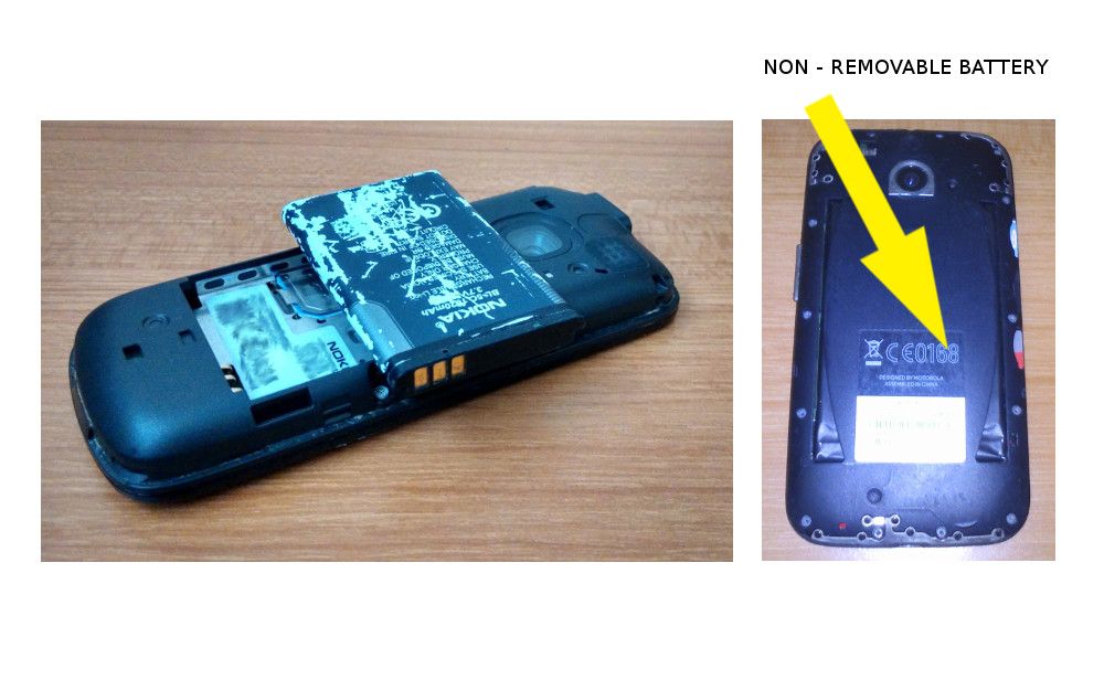 Non-removable Battery