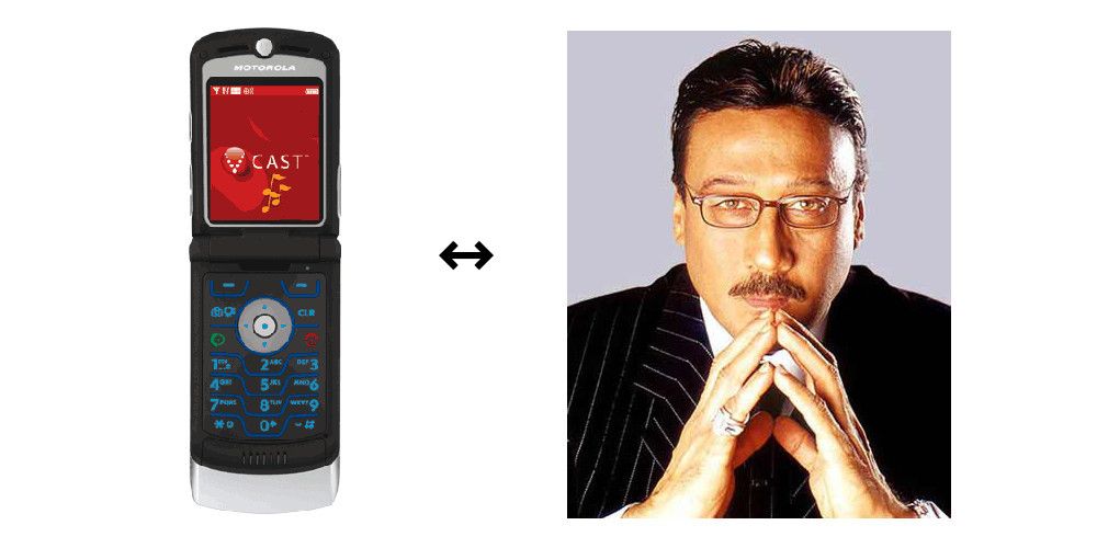 Motorola RAZR V3 - Jackie Shroff