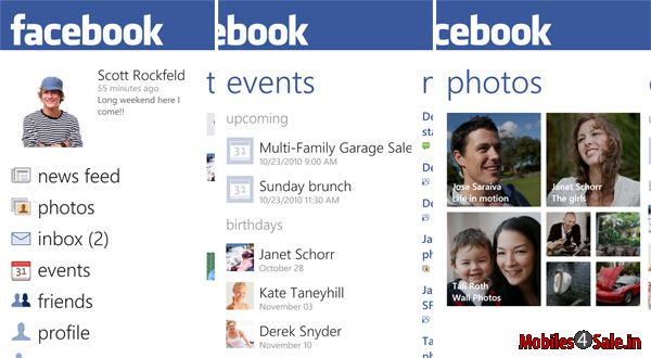 Facebook App for Windows Phone